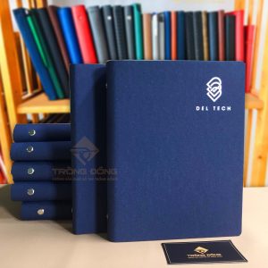 Sổ Tay Bìa Còng DEL TECH Mã 214