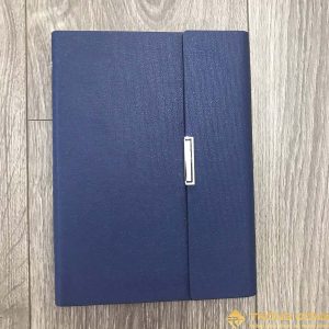 Sổ Tay Bán Chạy – Sổ Lăn Sơn A5 Gập 3 Màu Xanh – LSA5 01B
